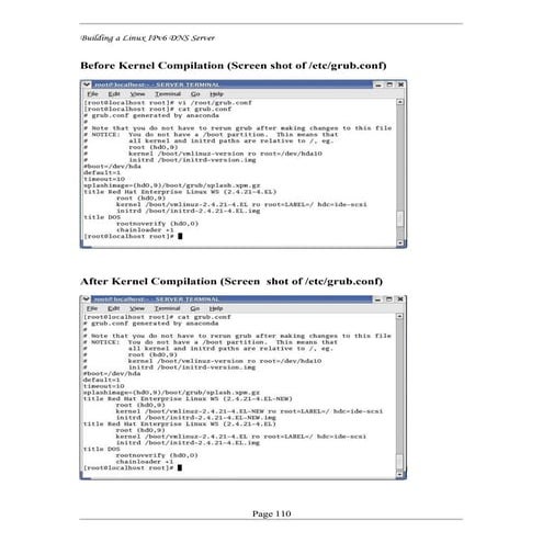 Screen Shots of Building IPv6 DNS Server (Screen shots)