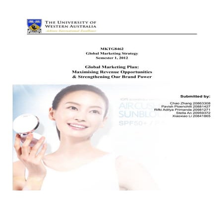 Global Marketing Strategy- IOPE