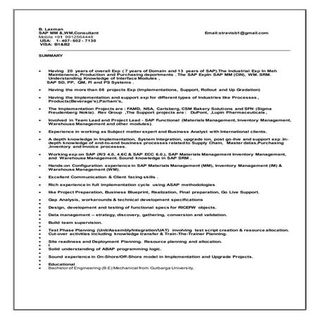 Laxman.B SAP MM CV