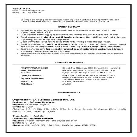 Rahul Naik-Resume