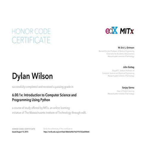 Python_Certificate | PPT