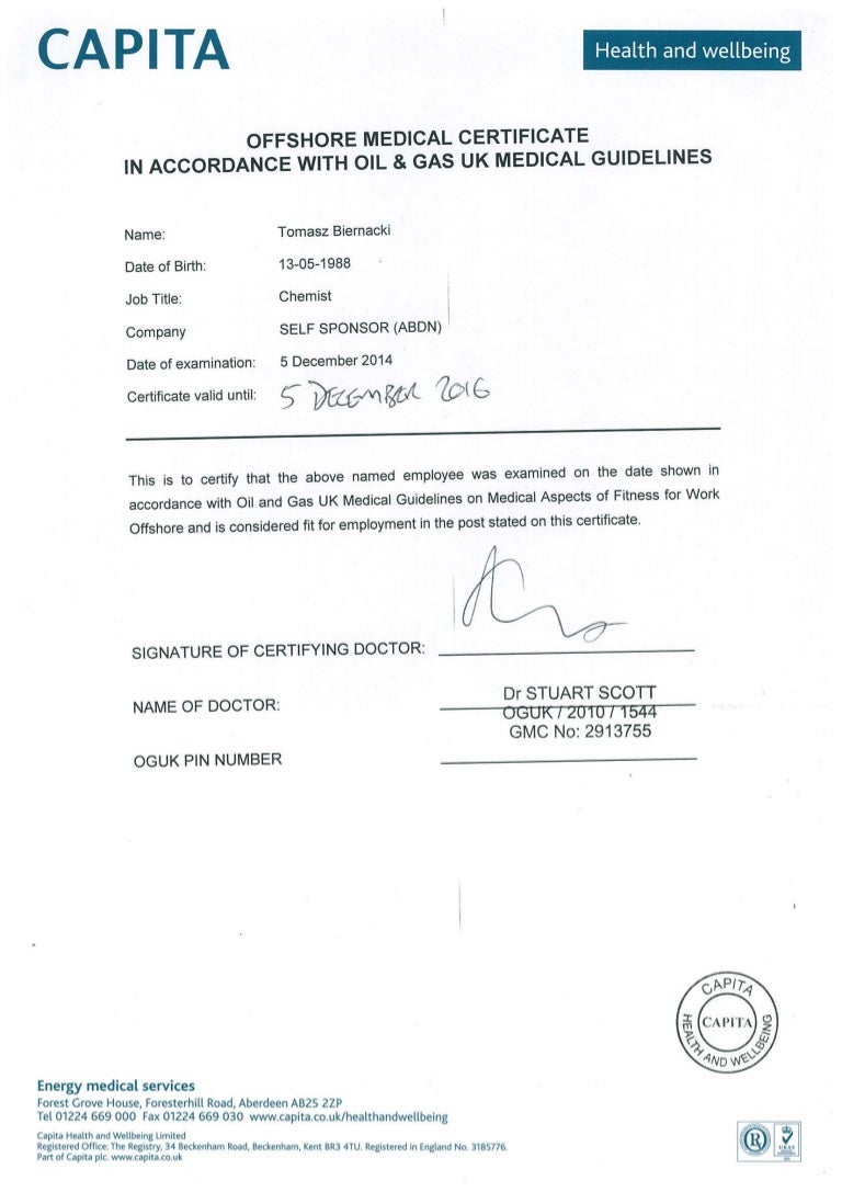 what is medical certificate