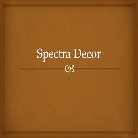 Spectra Presentation Final