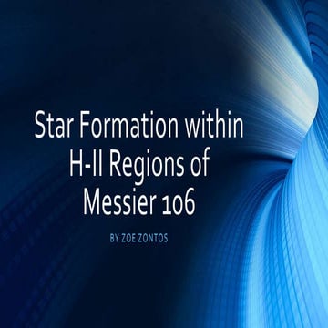 Star Formation within H-II Regions of Messier 106