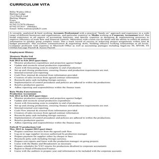 CV Billie Watley detailed