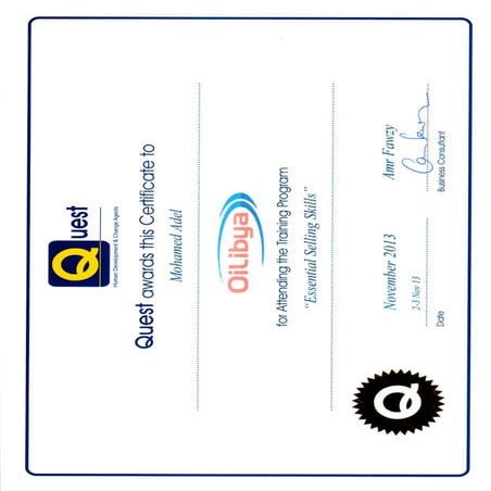 essential selling skills