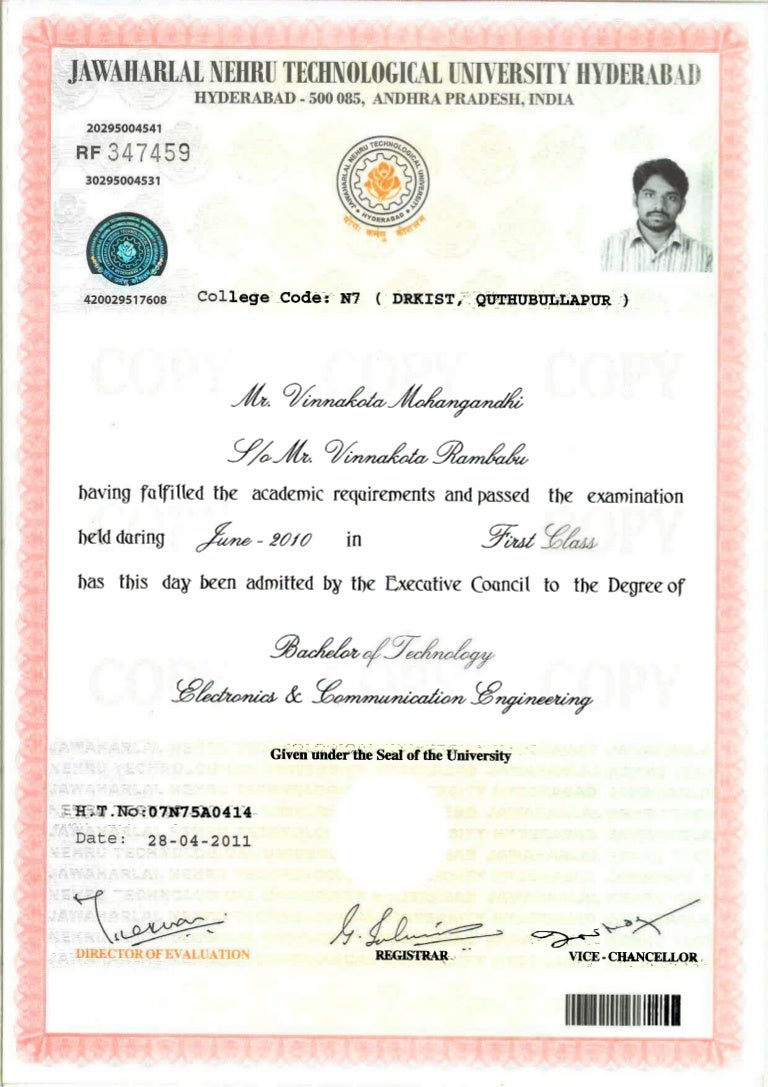 what is a degree certificate