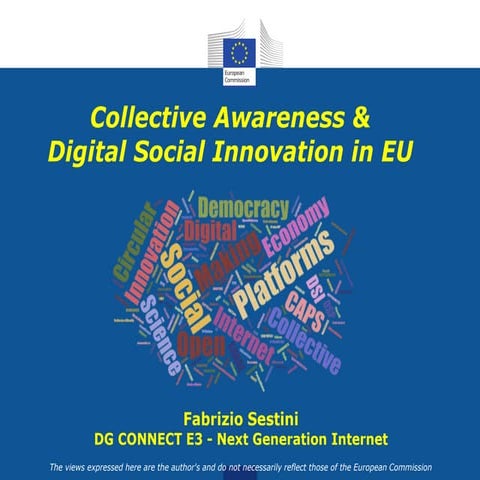 Collective Awareness and Digital Social Innovation in the European Union
