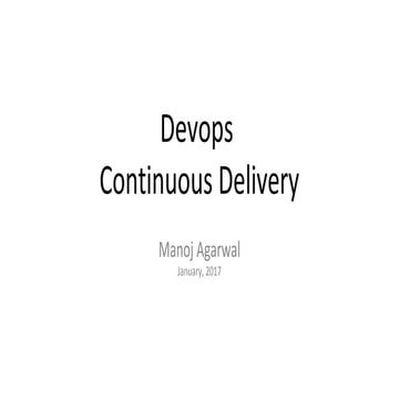 Continuous Delivery1 | PPT | Web Development | Internet