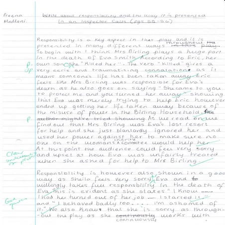 9AS Responsibility Essay Preena