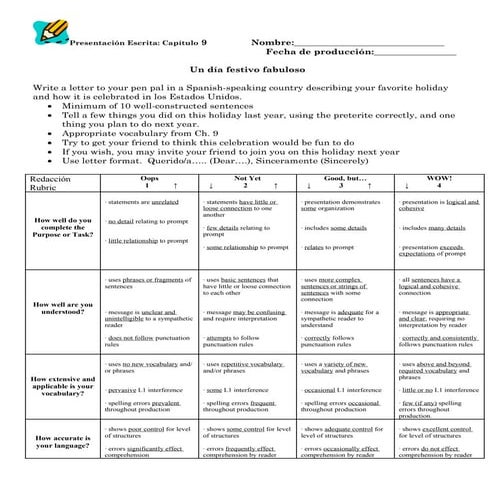 9 a written, holiday letter | PDF