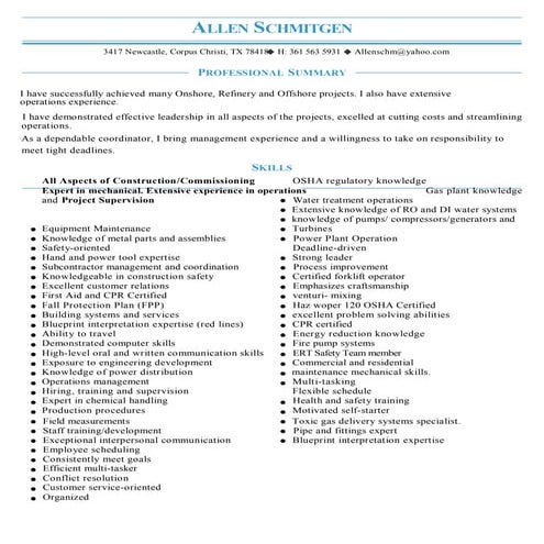 Allen Schmitgen Resume' #12