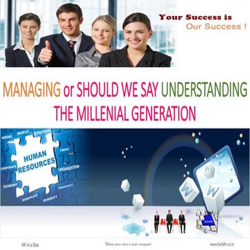 HR IN THE MILLENIAL GENERATION