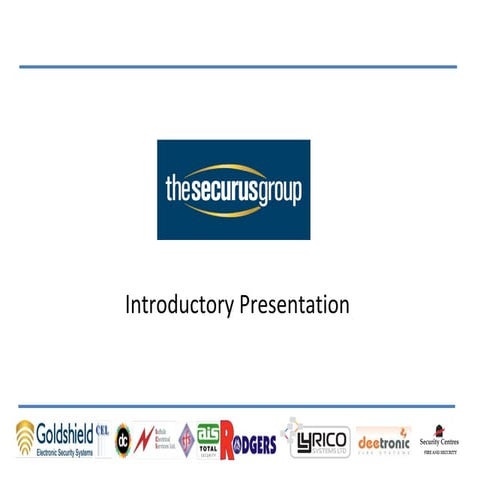 The Securus Group - Introduction Presentation - April 2015