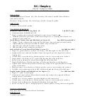 history teacher resume