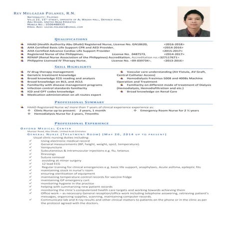 Rey MelgazarPolanes resume a4 size latest | PDF