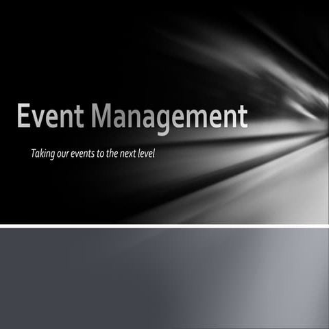 Event Management