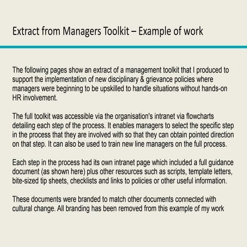 Investigation Guidance