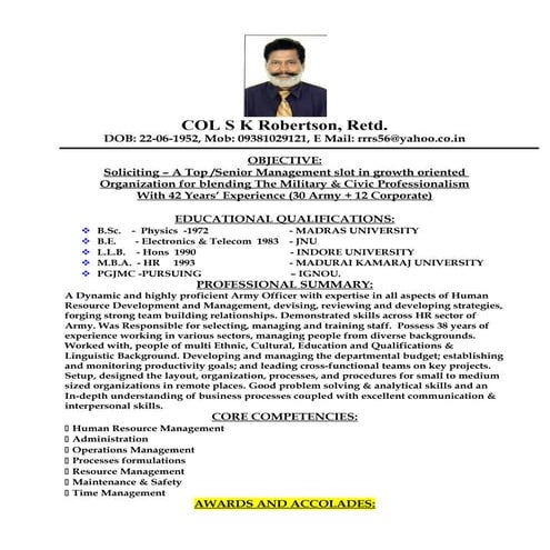 CV Maj. Shanta | RTF