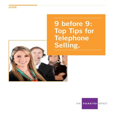 Pareto Law Reviews: Top Tips for Telephone Selling