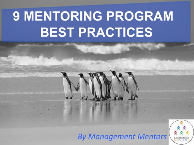 9 Mentoring Best Practices