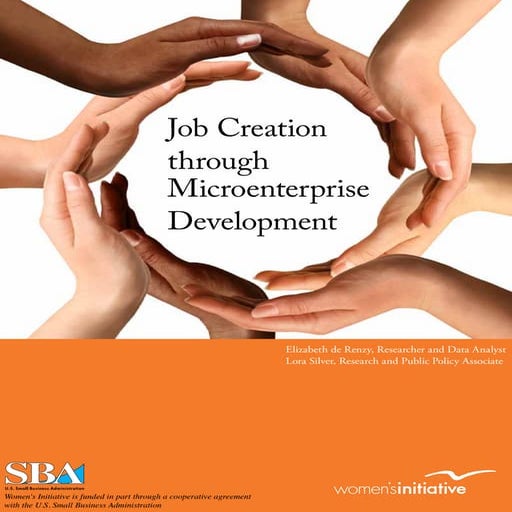 Job Creation through Microenterprise Development