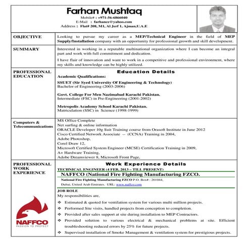 CV-Farhan Mushtaq