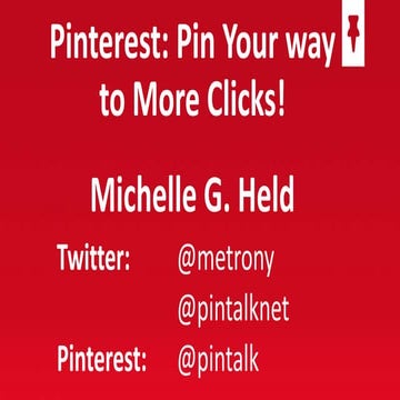 Pinterest Clinic: Pin Your Way to More Clicks!