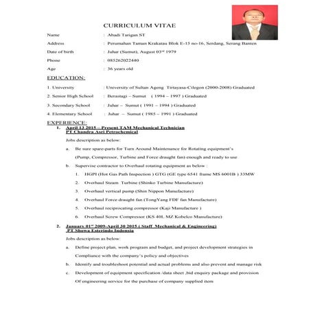 APS CV SEP 2016 | PDF