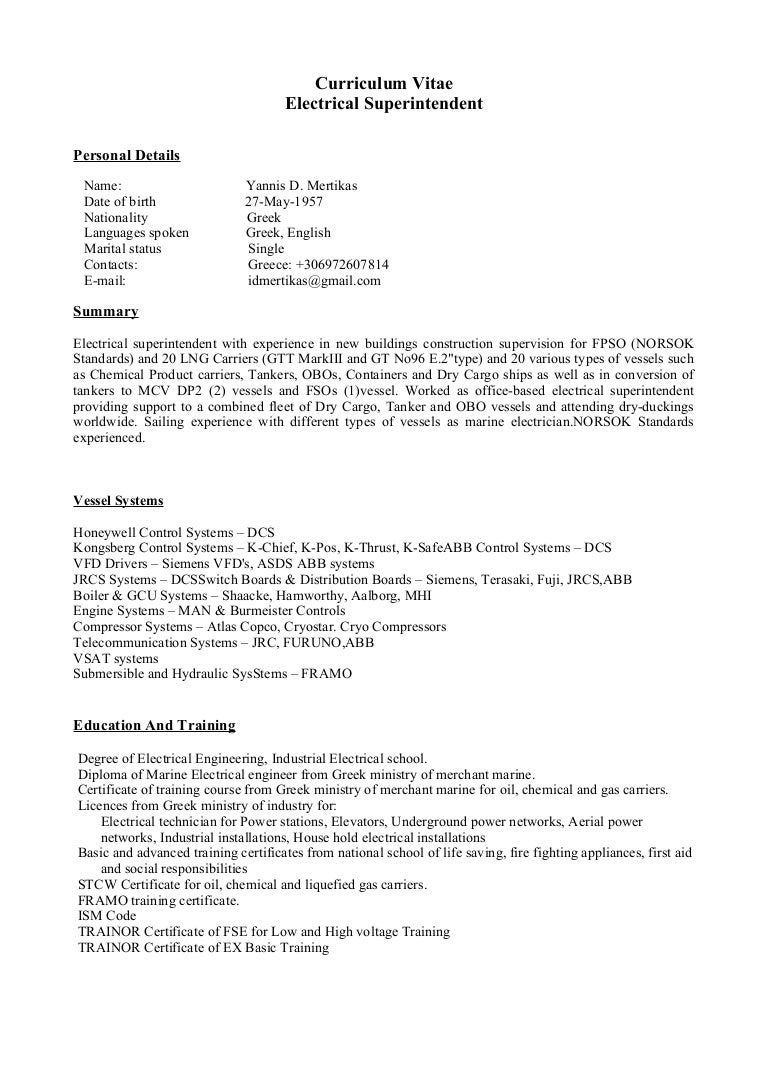 Yannis D Mertikas Cv
