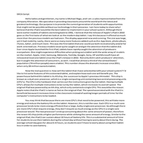 DECA Script finished