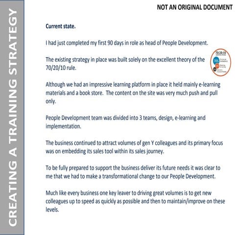 Linked In Training Strategy Documents