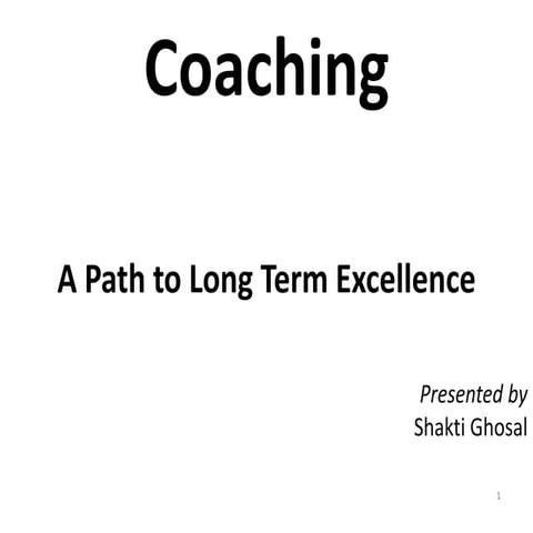 What is Coaching PPT Own