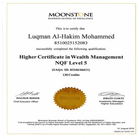 certificate | PDF