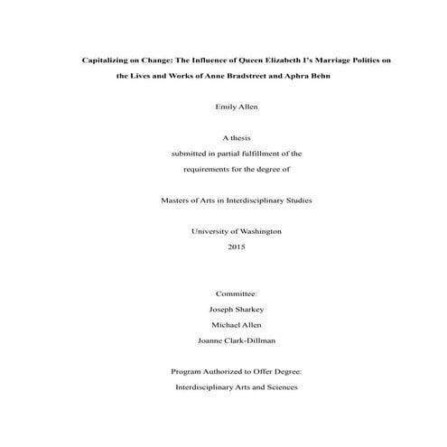 Emma Allen Thesis