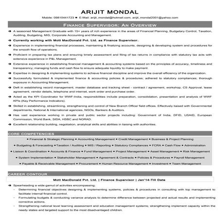 Arijit Mondal CV -AM. F.Ver-1. 17 -COM. F.S