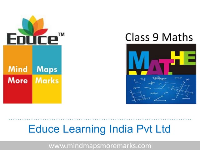 9 class maths sample mindmaps
