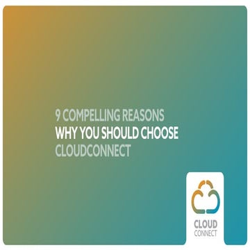 9 compelling reasons why you should choose cloud connect