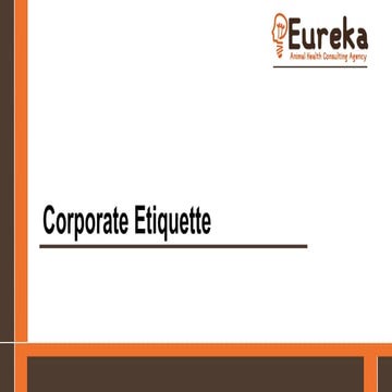 Corprate Etiquette_Introduction and Benefits