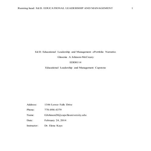 u05a2_ePortfolio_Narrative_Glasenia Johnson