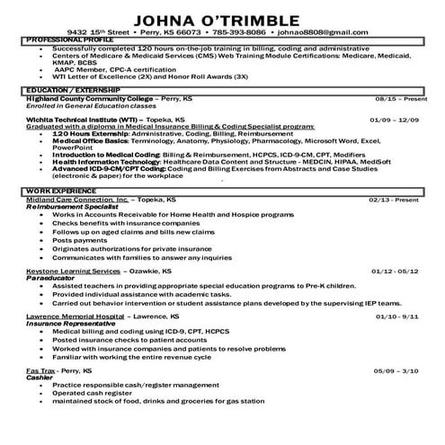 CPC Certified Medical Coder | DOCX
