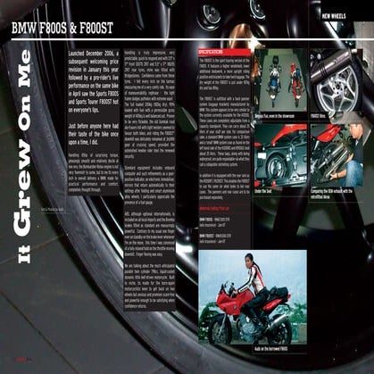 New Wheels BMW F800S F800ST | PDF