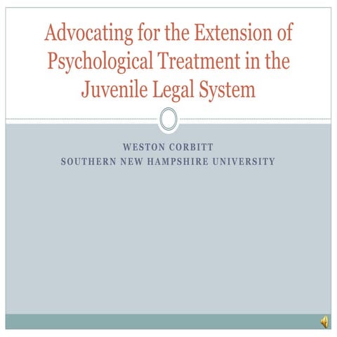 Advocating for the Extension of Psychological Treatment in