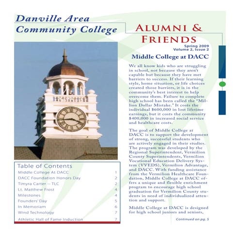 timyra newletter alumni dacc