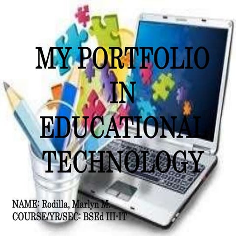 My Portfolio in Ed Tech