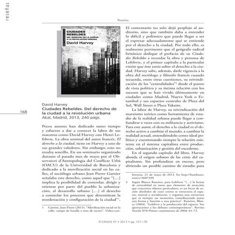 El derecho a la ciudad | DOCX