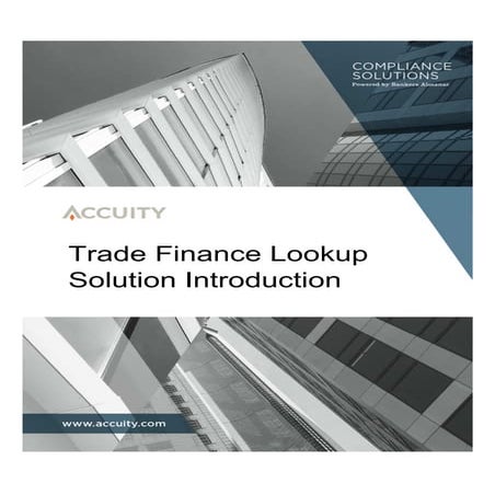 Trade Finance Solution Introduction