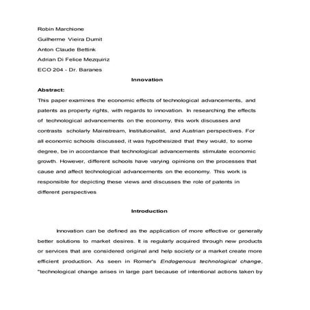 ECO 204 - Final Paper