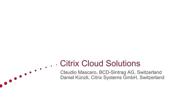 9 dani künzli citrix cloud solution 2