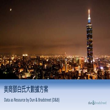 鄧白氏大數據2015_SalesMarketing